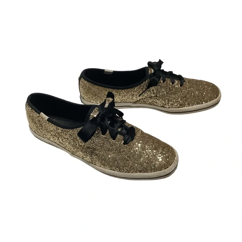 KATE SPADE‎ x KEDS Champion Autumn Gold Sneakers Size 9
